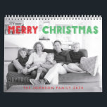 Merry Christmas Photo Calendar For 2026<br><div class="desc">Celebrate the year ahead with this Merry Christmas Photo Calendar for 2026. Add your favorite snapshots to create a festive,  personal keepsake that brightens every month. Perfect for gifting,  decorating your home or sharing holiday joy with family and friends.
Photography © Storytree Studios,  Stanford,  CA</div>