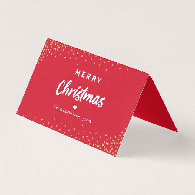 Merry Christmas Photo Card (Front)