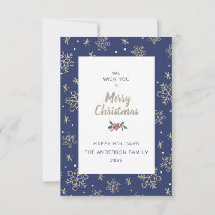 Merry Christmas photo card