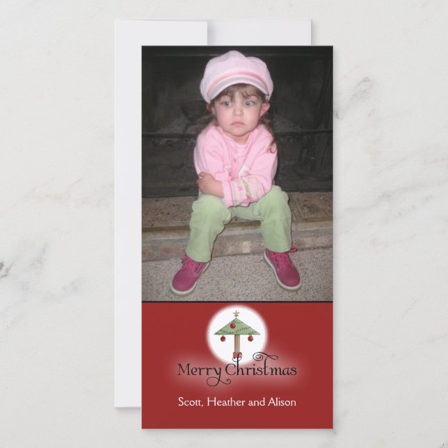 Merry Christmas Photo Card (Front)