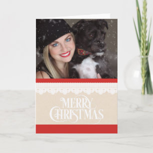 Merry Christmas Photo Christmas Card