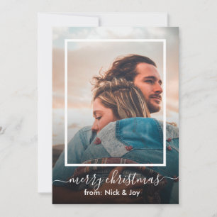 Merry Christmas Photo Greeting Holiday Card