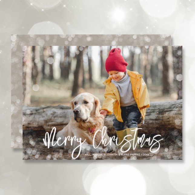 Merry Christmas Photo Holiday Card (Creator Uploaded)