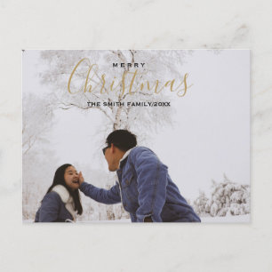 Merry Christmas Photo Holiday Postcard