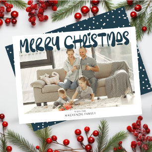 Merry Christmas Photo Personalized Holiday Card