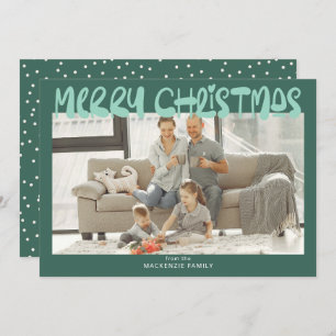 Merry Christmas Photo Personalized Holiday Card
