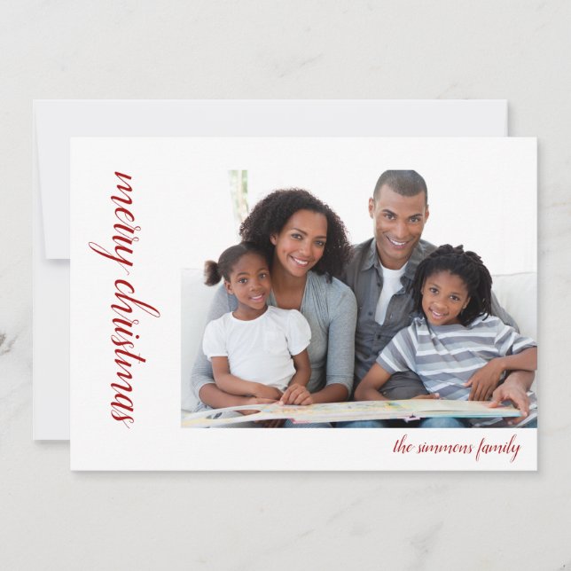 Merry Christmas Photo Personalized | Holidays (Front)