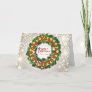Merry Christmas Pickleball 1 Card