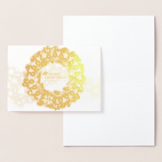 Merry Christmas Pickleball 1 Options Foil Card (Display)