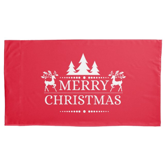 Merry Christmas Pillowcase (Front)