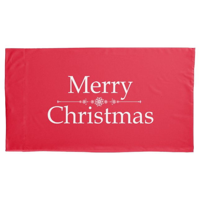 Merry Christmas Pillowcase (Front)