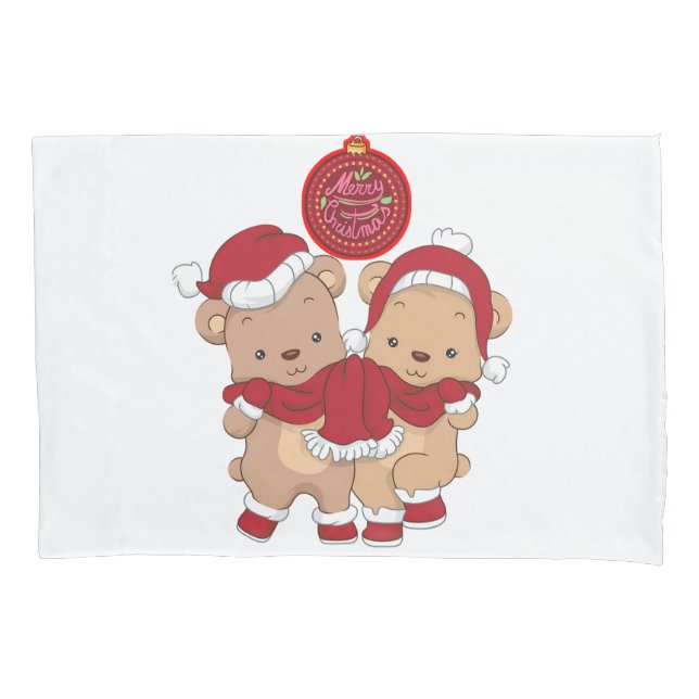 Merry Christmas Pillowcase Design (Front)