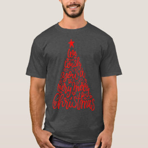 Merry Christmas Pine Trees Christmas Tree Xmas T-Shirt