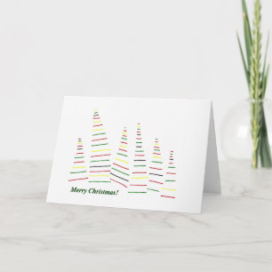 Merry Christmas. Pine Trees. Forest. Holidays. Holiday Card