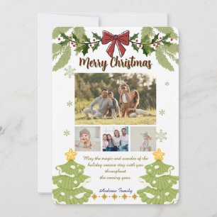 Merry Christmas Pineneedle Holiday Card