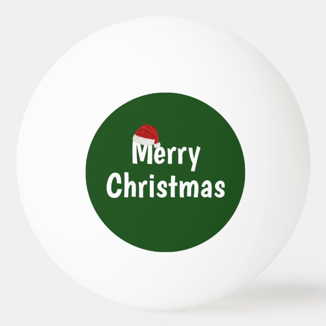 Merry Christmas Ping Pong Ball (Front)