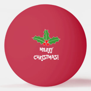Merry Christmas ping pong balls for table tennis