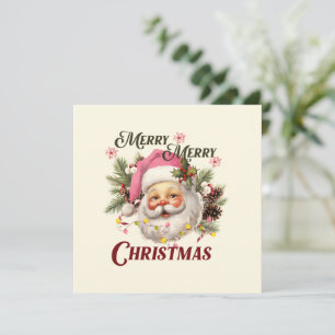 Merry Christmas - Pink Santa