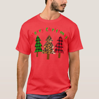 Merry Christmas Plaid Christmas Joy Christmas frie T-Shirt