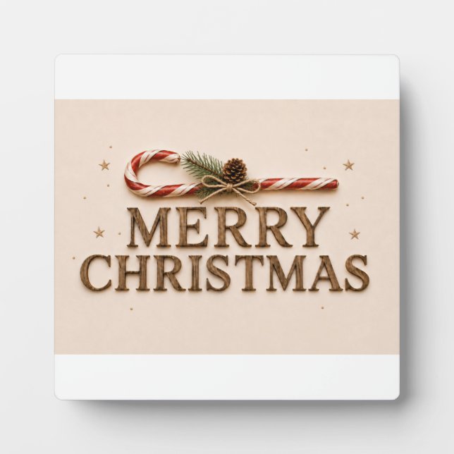 MERRY CHRISTMAS PLAQUE (Front)