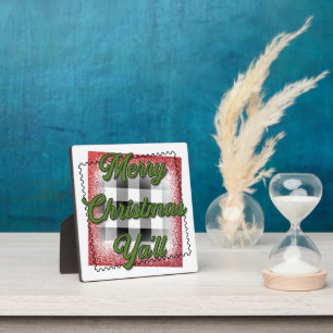 Merry Christmas Plaque