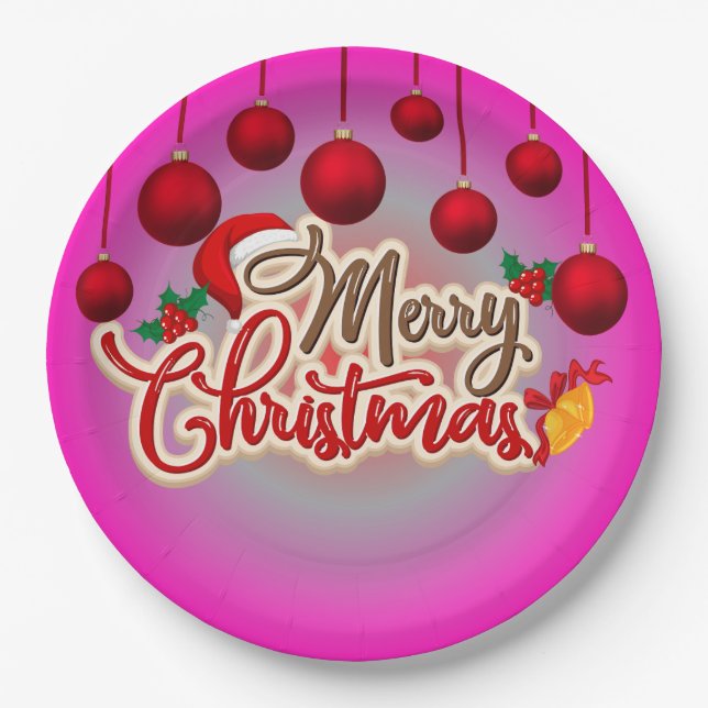 Merry Christmas Plate (Front)