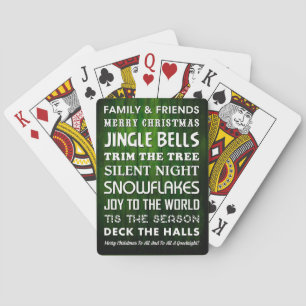 MERRY CHRISTMAS! PLAYING CARDS