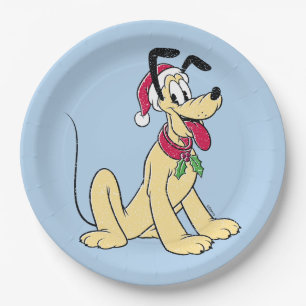 Merry Christmas   Pluto Ready Christmas Paper Plate