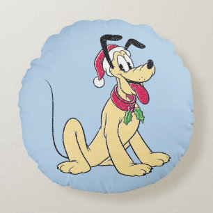 Merry Christmas   Pluto Ready Christmas Round Pillow