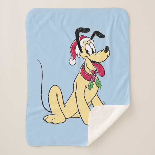 Merry Christmas | Pluto Ready Christmas Sherpa Blanket (Front)