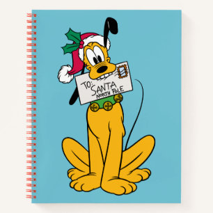 Merry Christmas   Pluto Santa Claus Notebook