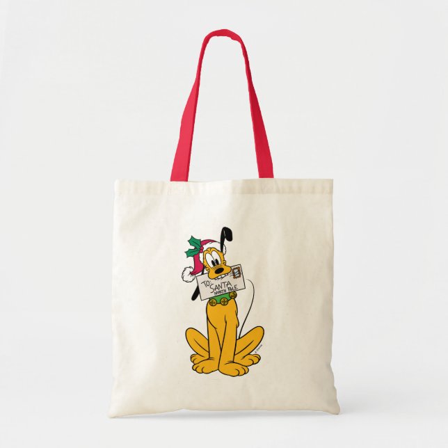 Merry Christmas | Pluto Santa Claus Tote Bag (Front)