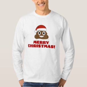 Merry Christmas Poo Emoji T-shirt