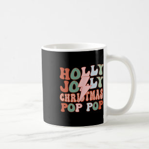 Merry Christmas Pop Pop Retro Xmas Party Family Ma Coffee Mug