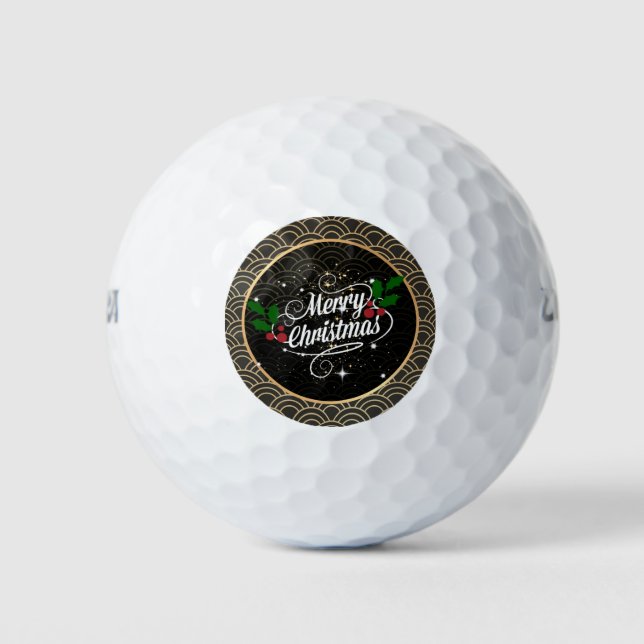 Merry Christmas, popular design Golf Balls (Front)