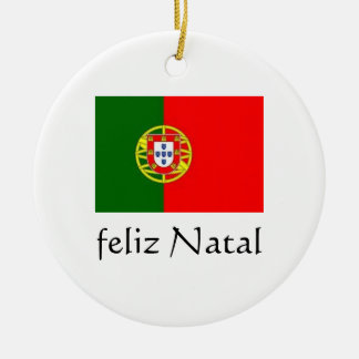 Merry Christmas Portugese Ornament