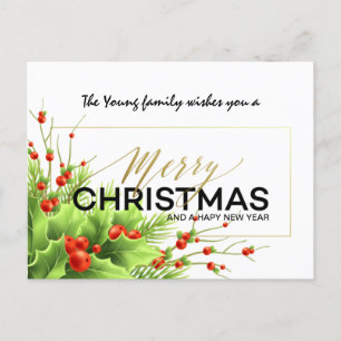 Merry Christmas Post Card