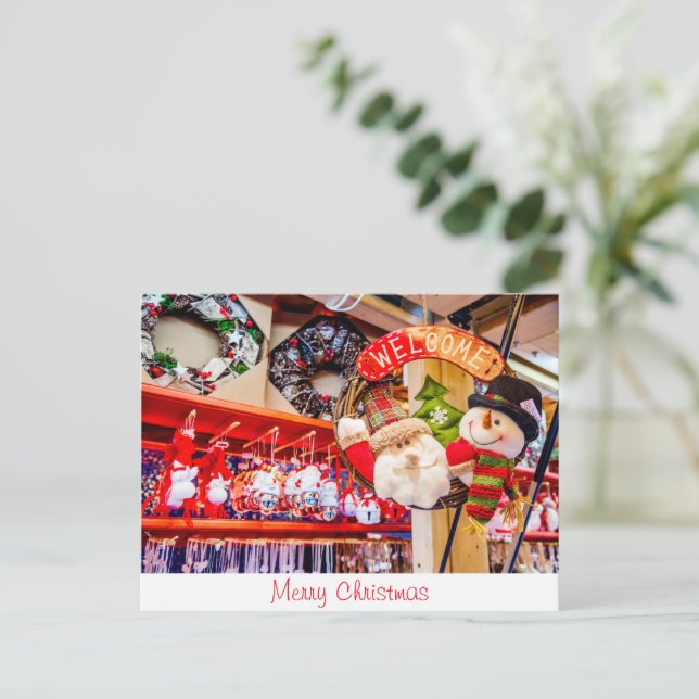 Merry Christmas Postcard (Standing Front)