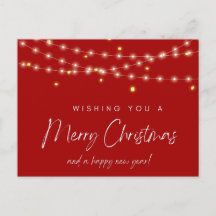 Merry Christmas Postcard