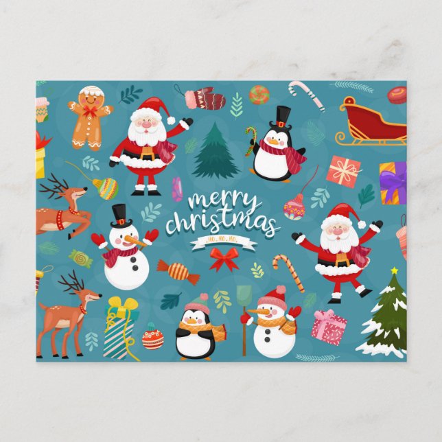 Merry Christmas Postcard (Front)