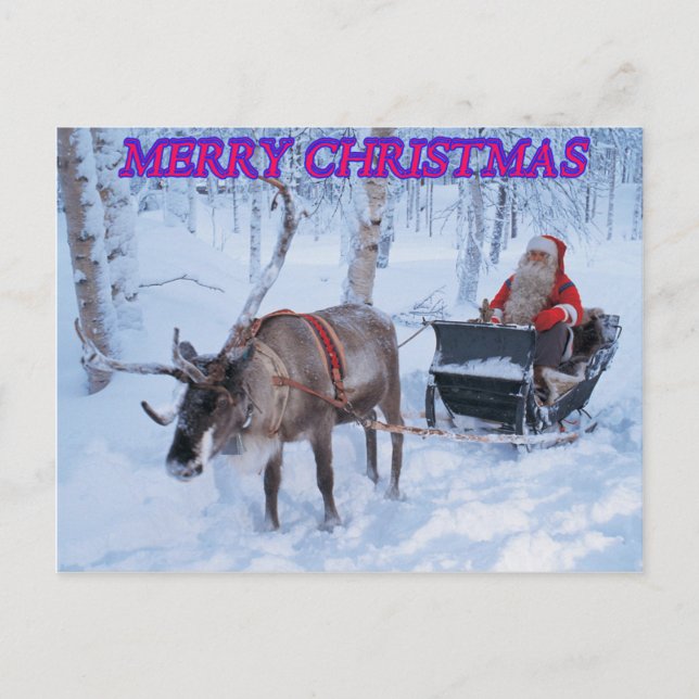 Merry Christmas Postcard (Front)