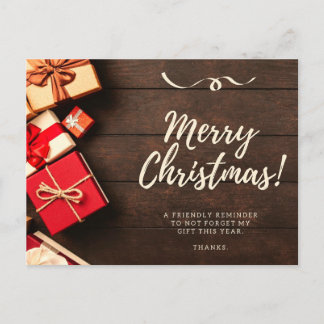 Merry Christmas Postcard