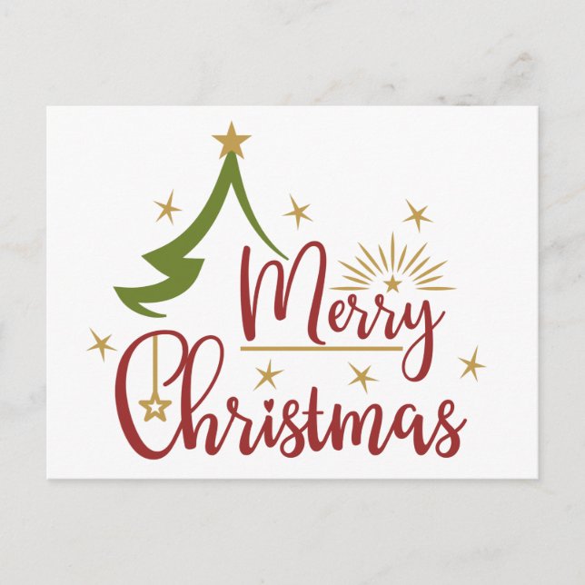 Merry Christmas  Postcard (Front)