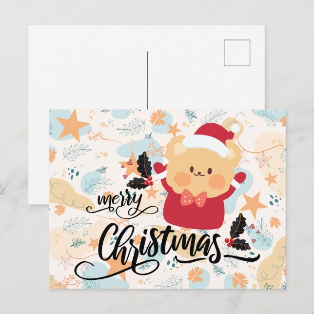 merry christmas postcard (Front/Back)