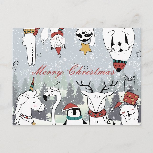 Merry Christmas Postcard (Front)