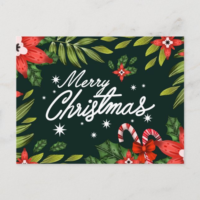 Merry Christmas Postcard (Front)