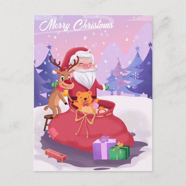 Merry Christmas  Postcard (Front)