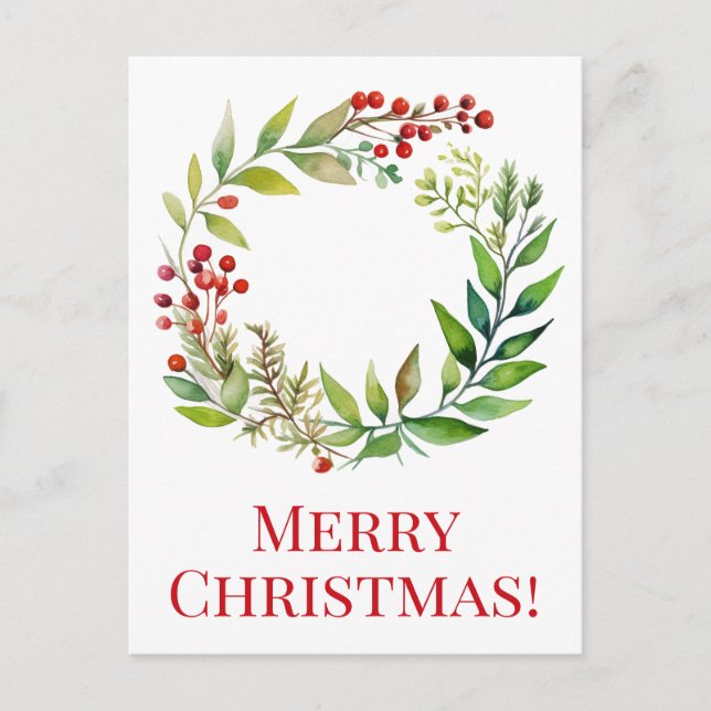 Merry Christmas postcards (Front)