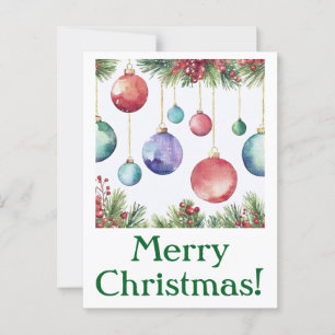 Merry Christmas postcards