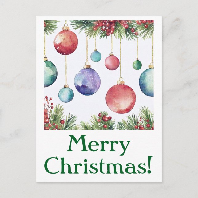 Merry Christmas postcards (Front)